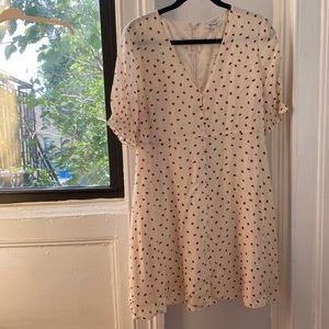 Silk Madewell Dress with Strawberry Print NWT